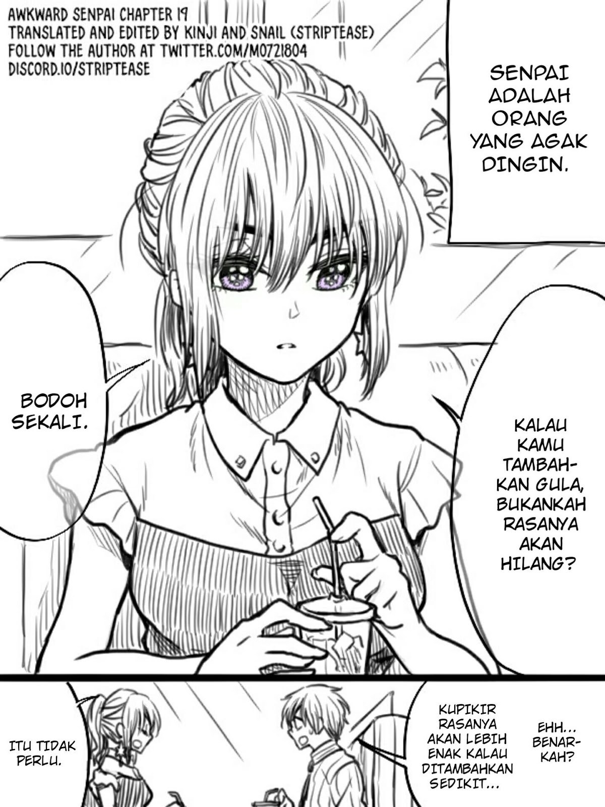 Awkward Senpai Chapter 19 Gambar 1